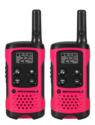 Picture of Motorola FRS T107 - 292 Pack 16 Mile Range Neon Pink Radios