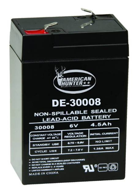 Picture of American Hunter GSM-DE-30008 - 6V 4.5 AMP HR RECHARGEABLE BATTERY