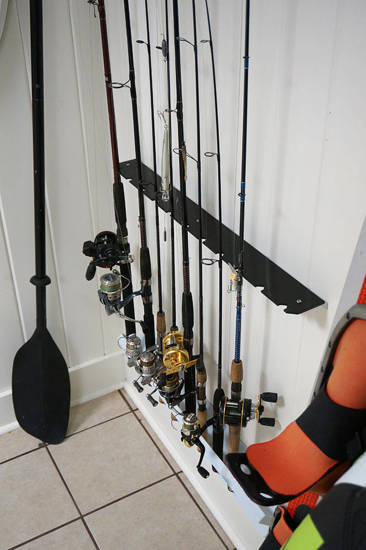 Picture of Viking Solutions VKS-VFR002 - Wall Mount Fishing Rod Holder